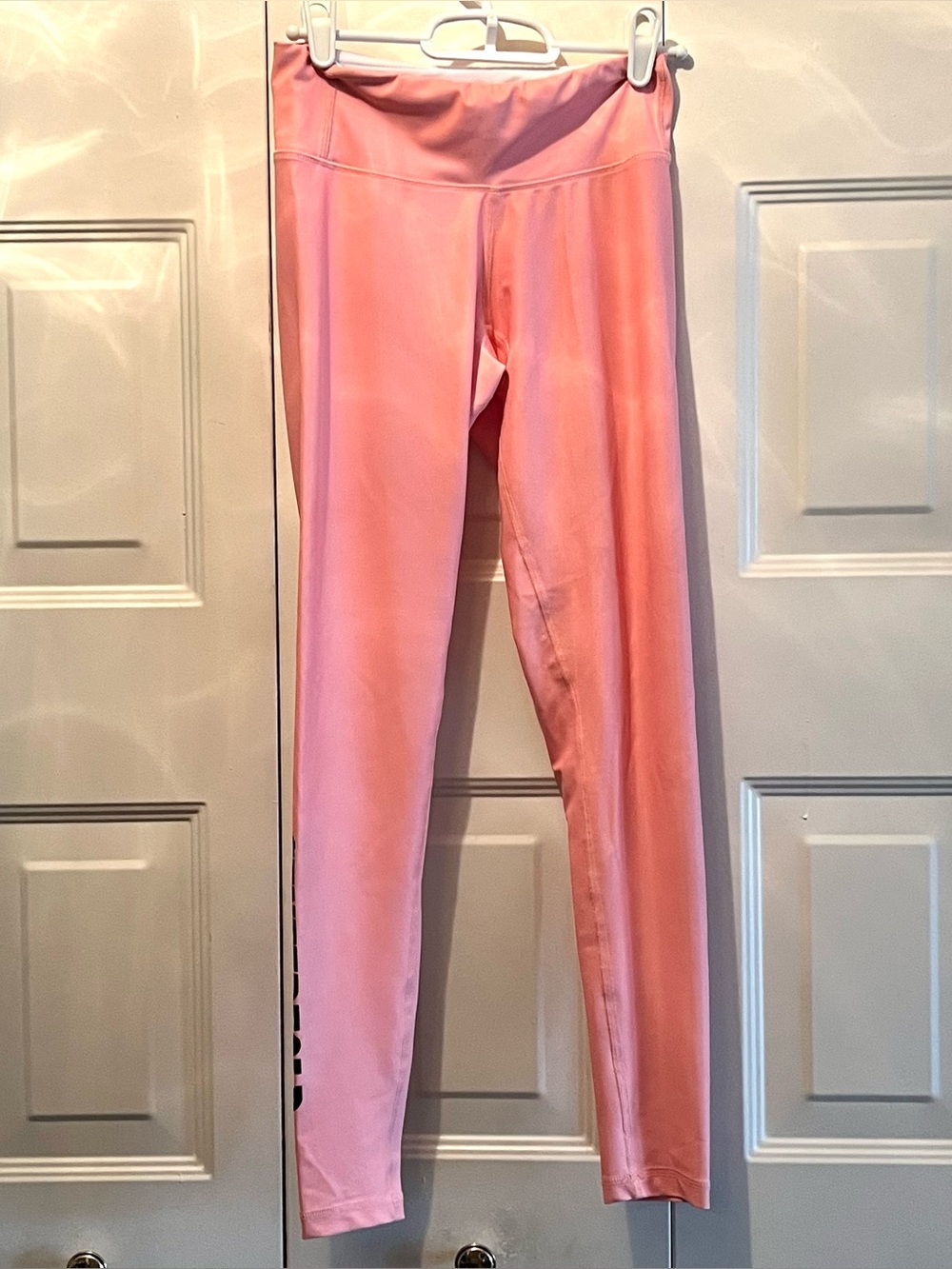 CHRLDR pink centerfold workout leggings small